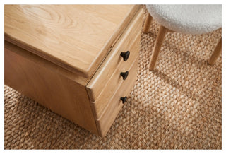 Current Solid White Oak Desk - Natural