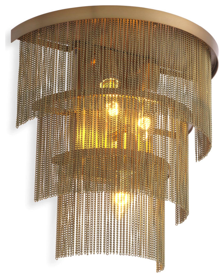 Gold Frills Wall Lamp | Eichholtz Tissot