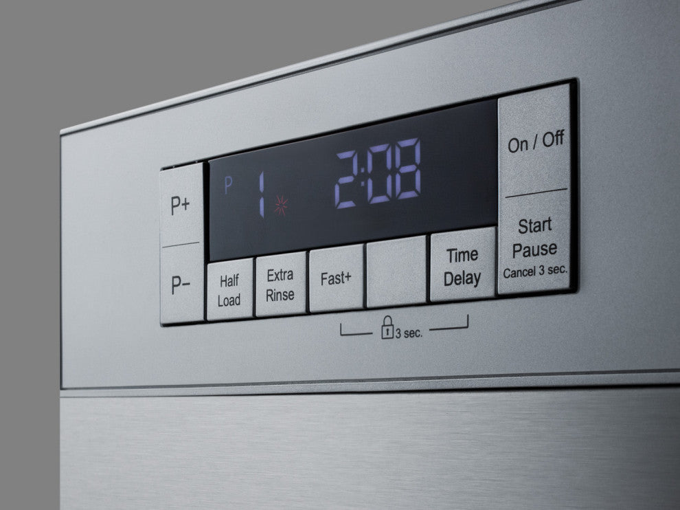 Summit DW2435ADA 24"W 12 Place Setting Energy Star Rated Built-In - Stainless