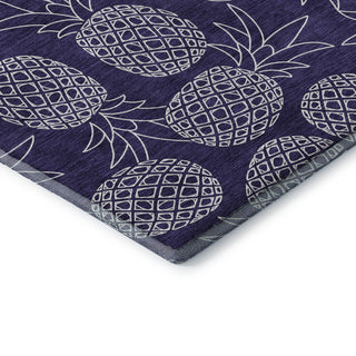 Addison Premium Washable Mayfield AMF161 blue 2'3" x 7'6" Runner Rug