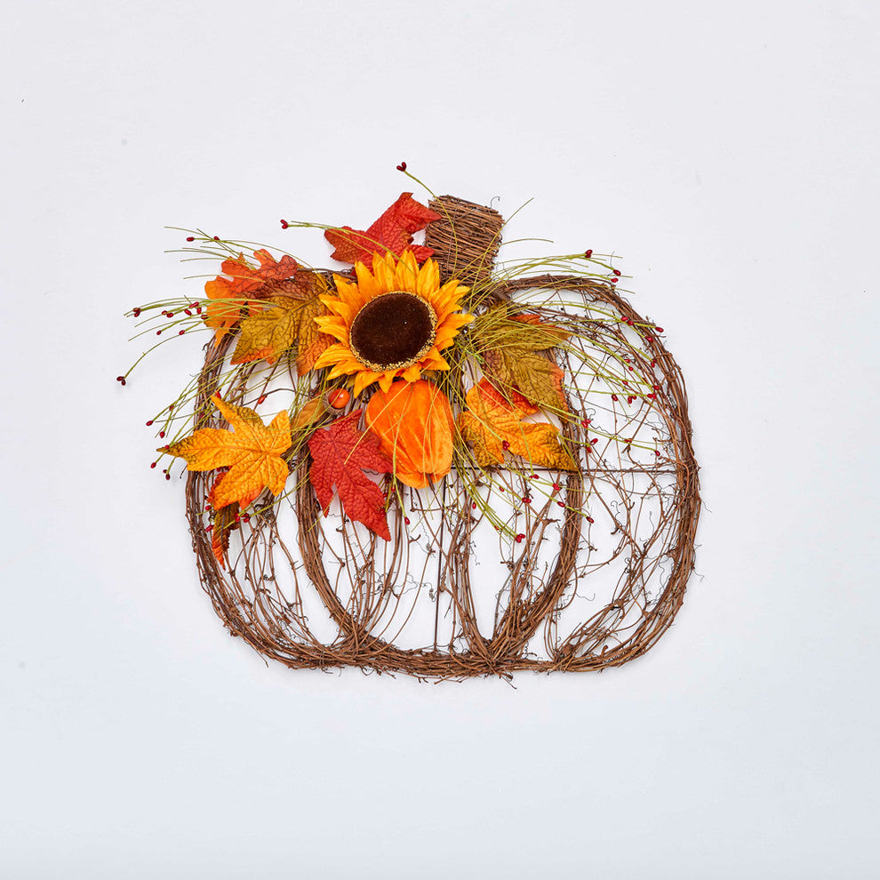 Pumpkin Twig Decor, 18"