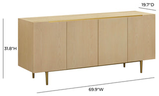 Echo Washed Natural Ash Sideboard