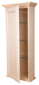 Lexington On the Wall Unfinished Cabinet 49.5h x 15.5w x 3.25d