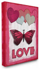 Butterfly Love Heart Pink Design, 16"x20"
