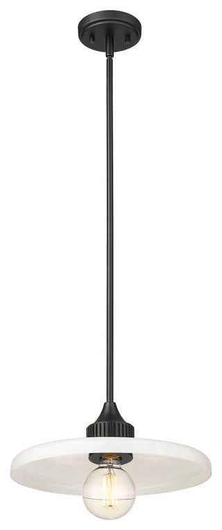 Zlite 820P14-MB 1-Light Pendant, Gloss Opal