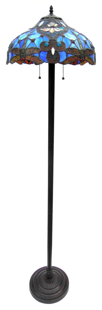 Julia 2-Light Dragonfly Floor Lamp