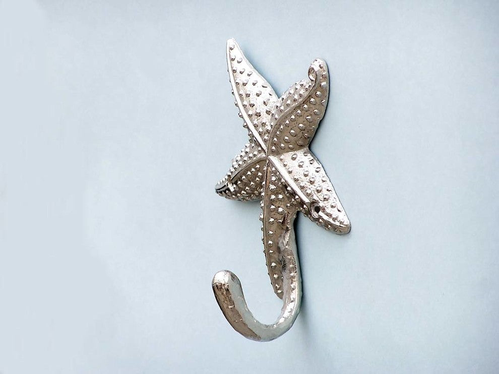 Chrome Starfish Hook 5"