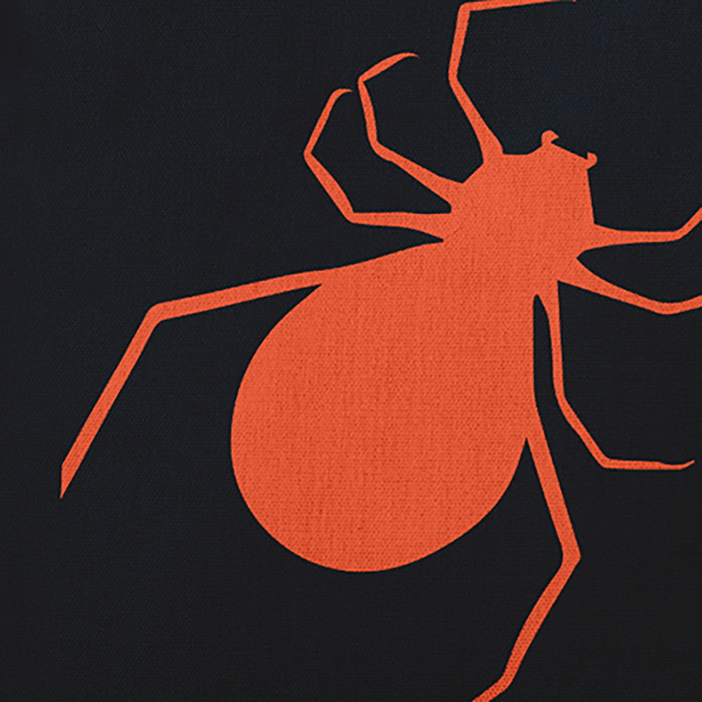 Halloween Spiders Accent Pillow, Harvest Orange, 20"x20"