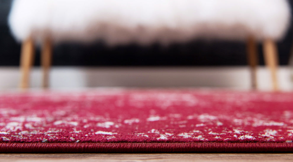 Unique Loom Burgundy Casino Sofia 2'x3' Area Rug