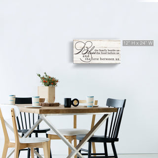 Blessing Wrapped Canvas Kitchen Wall Art, 12"x24"