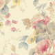 Rose Gardens 2, Romantic Floral Flower Beige Wallpaper Roll
