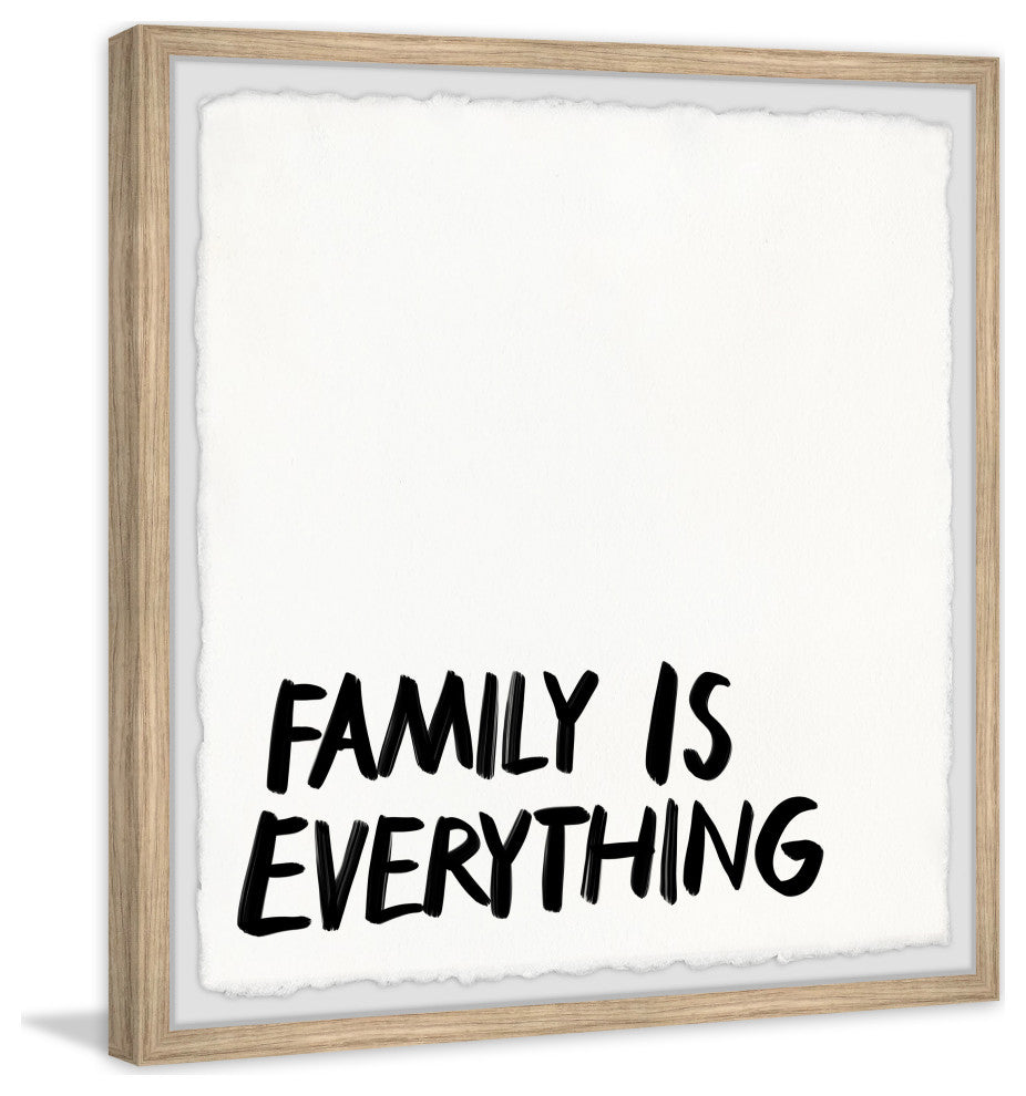 "Family Is Everything V" Framed Painting Print, 18x18