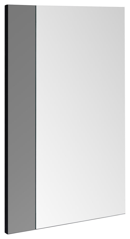 Eric Accent Rectangle Mirror, Smoke, 24"x18"