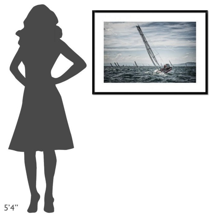 "Le Retour" Framed Digital Print by Jose Fangueiro, 38"x28"
