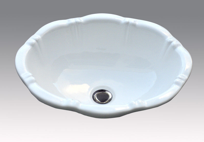 Hand Painted Sink " Veronica " Lotus Drop-In Sink