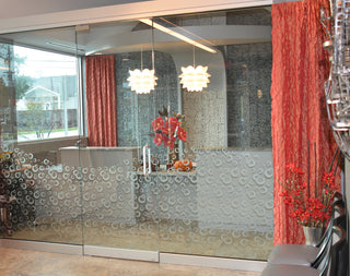 Charcoal Black Pebble Tile - Natural Stone for Shower & Backsplash, 6x12