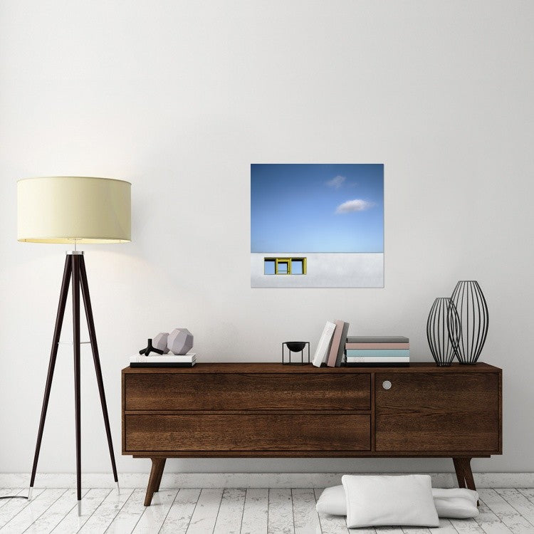 "Yellow Window" Stretched Canvas Giclee by Gilbert Claes, 30"x28"