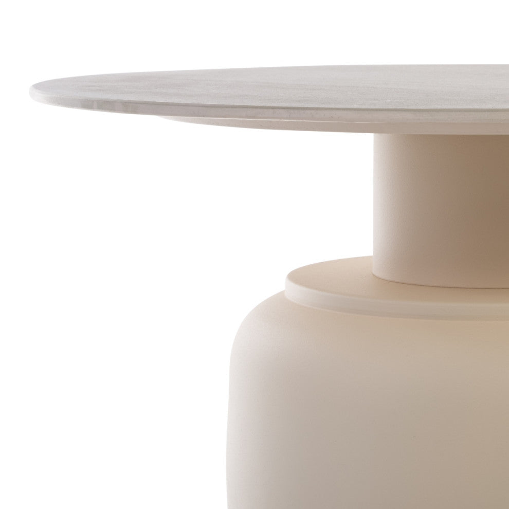 Safavieh Kielh Tall Ceramic Side Table, Beige