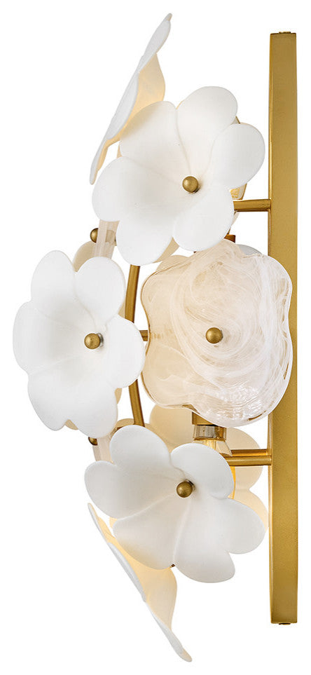 Fredrick Ramond Marianne Medium Two Light Sconce, Deluxe Gold