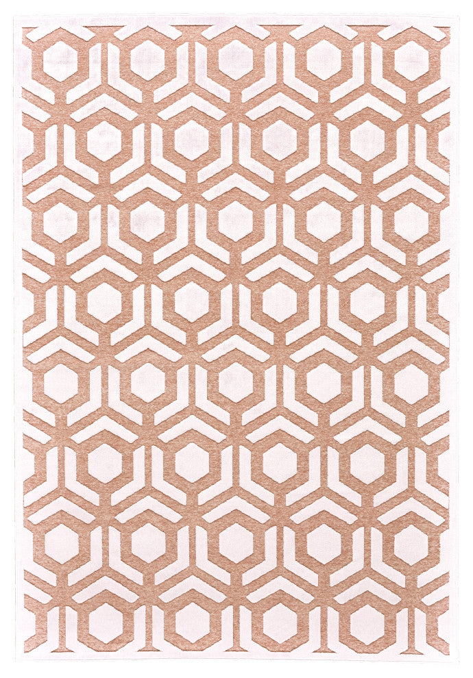 Weave & Wander Qazi Textured Lustrous Rug, 7'6"x10'6"