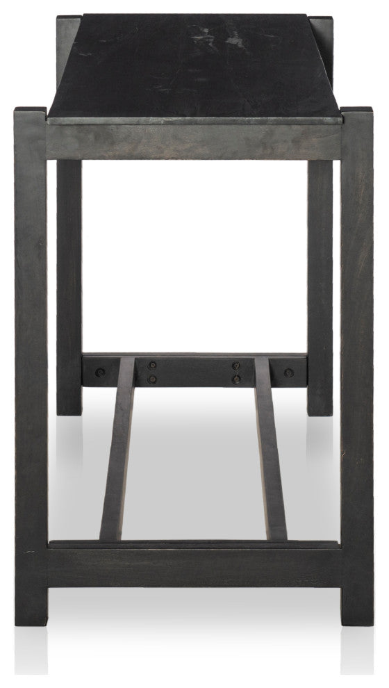 Scout Bar Table-Worn Black Mango-Counter