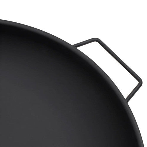 vidaXL Fire Pit Fireplace for Camping Picnic Firebowl Outdoor Patio Steel