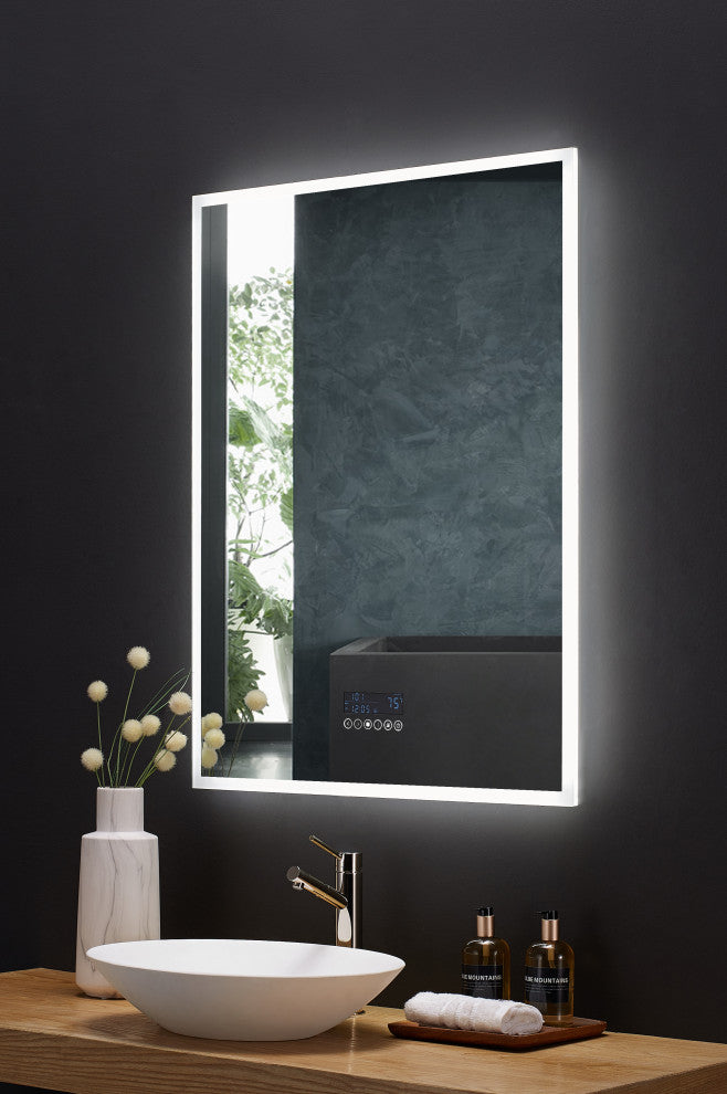 Immersion LED Frameless Mirror, 30"