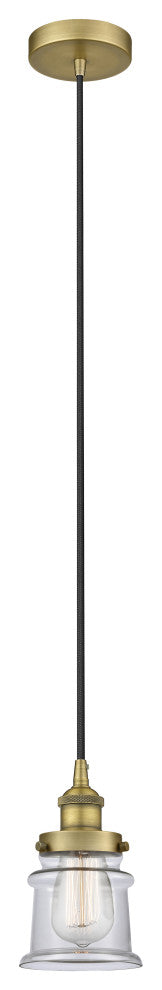 Innovations 616-1PH-BB-G182S-LED 1-Light Mini Pendant, Brushed Brass
