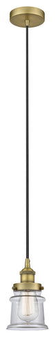 Innovations 616-1PH-BB-G182S-LED 1-Light Mini Pendant, Brushed Brass