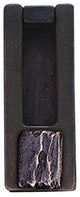 Driftwood Door Knocker, Black Iron