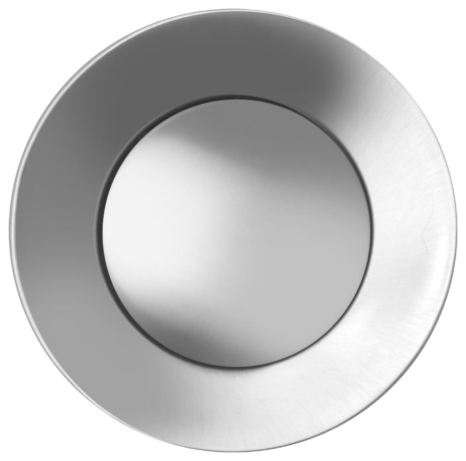Solid Stainless Steel Pop-Up Drain With Overflow