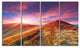 "Colorful Grass and Clouds" Landscape Photography Wall Art, 4 Panels, 48"x28"