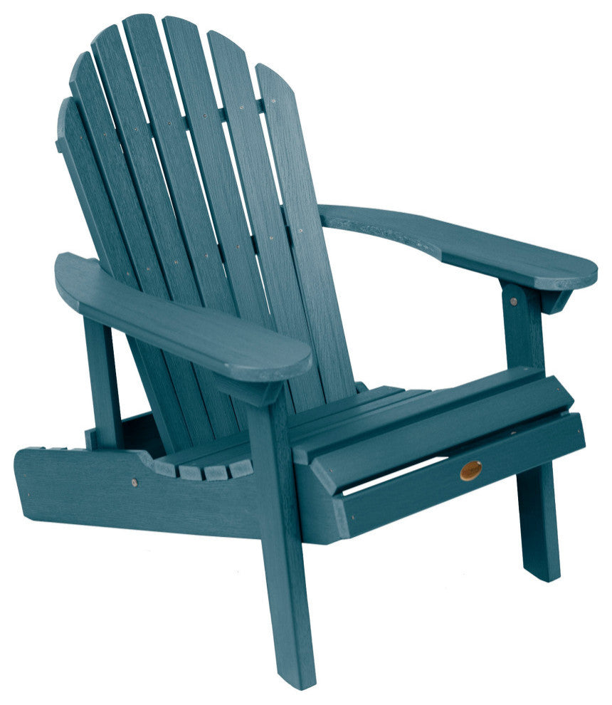 Hamilton Folding and Reclining Adirondack Chair, Nantucket Blue