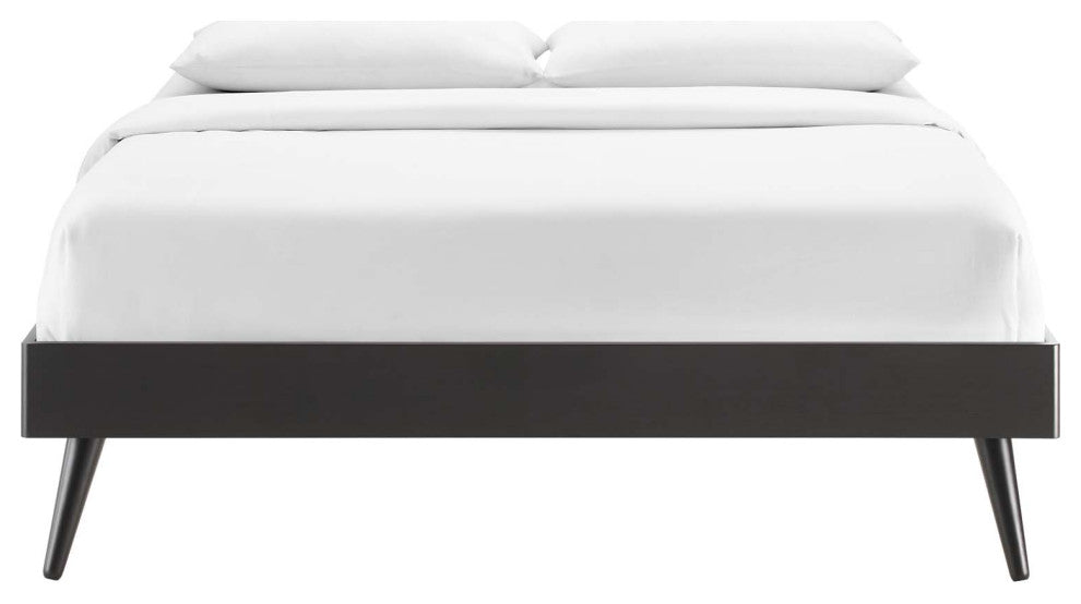 Margo Queen Wood Platform Bed Frame Black