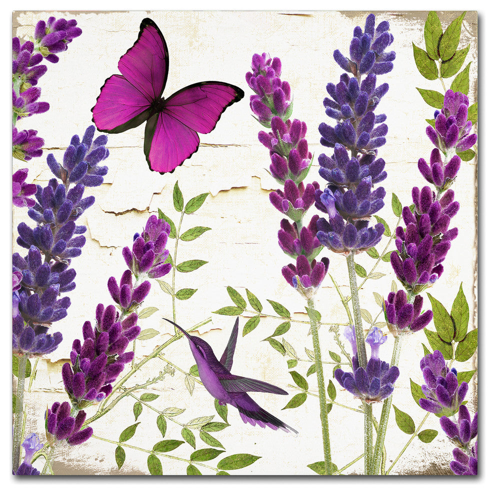 Color Bakery 'Lavender II' Canvas Art, 18x18