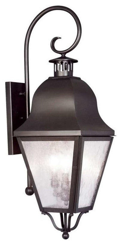 Amwell Outdoor Wall Lantern, Bronze