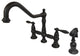Kingston Brass Kitchen Faucet With Side Sprayer, Oil Rubbed Bronze