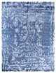 Modern, One-of-a-Kind Hand-Knotted Area Rug - Blue, 9' 2" x 12' 0"