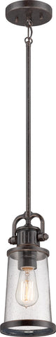 Quoizel SDN1506IB One Light Mini Pendant Steadman Imperial Bronze