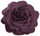 Circular Multicolor Flower Decorative Round Throw Pillow, Violet