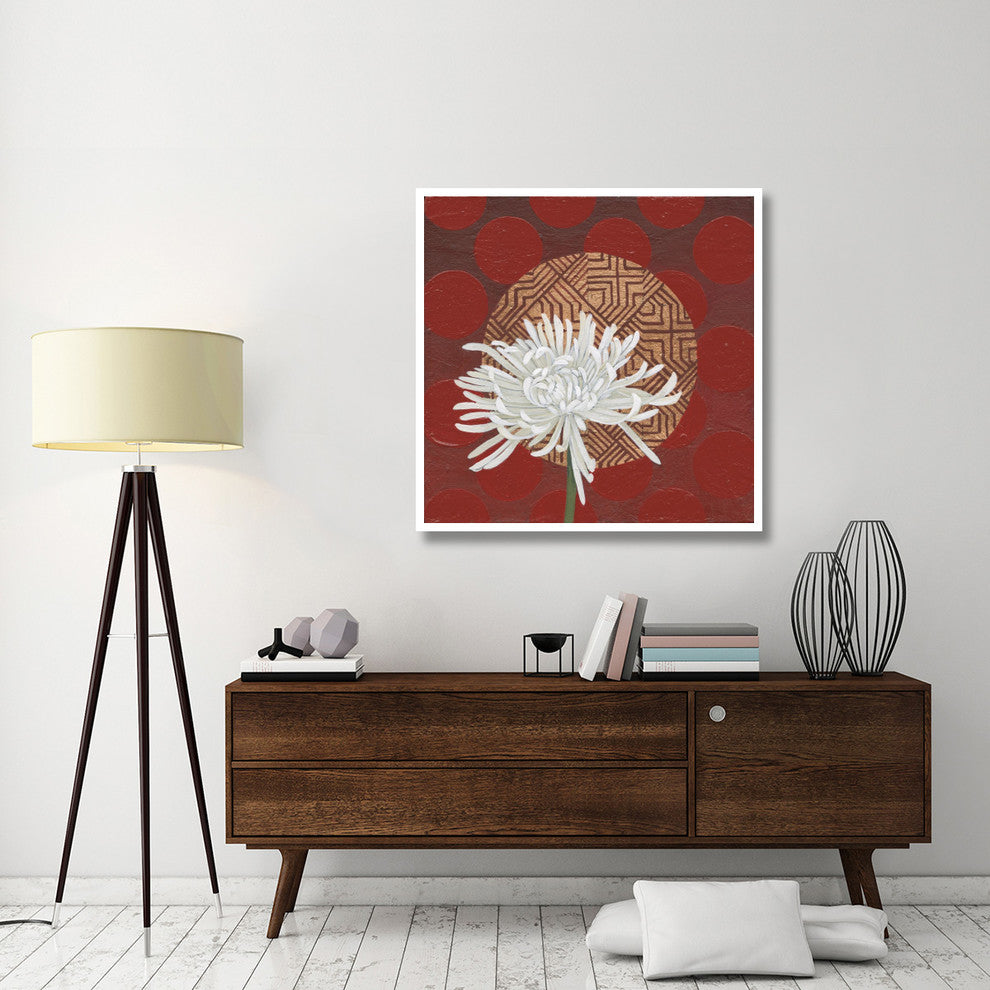 "Morning Chrysanthemum IV" Digital Paper Print by Kathrine Lovell, 42"x42"