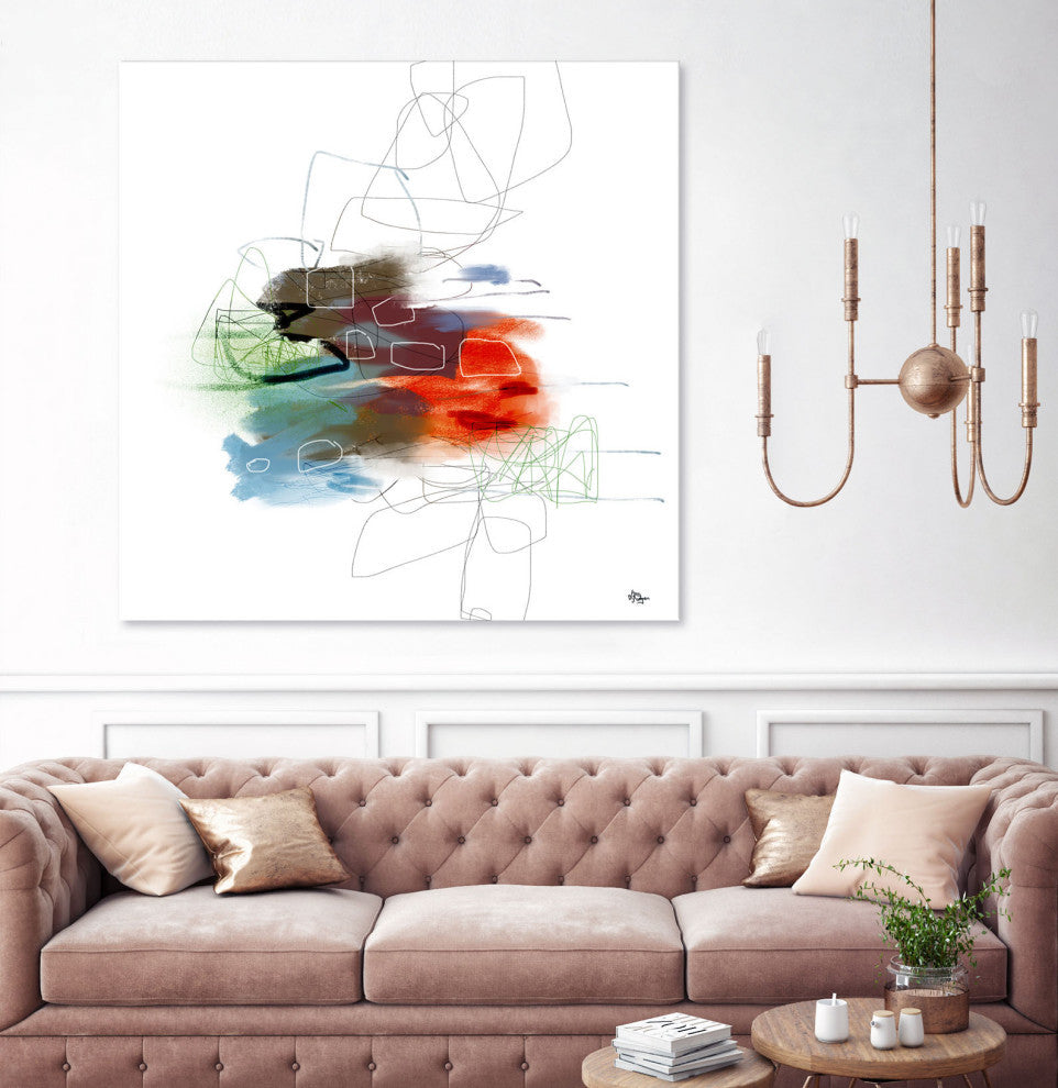 Loving Life I - 72 x 72 by Lisa Ridgers