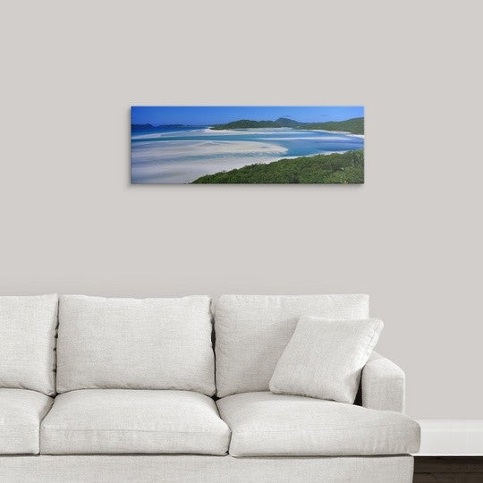 "Whitehaven Beach Eastern Australia" Canvas Art, 36"x12"x1.25"