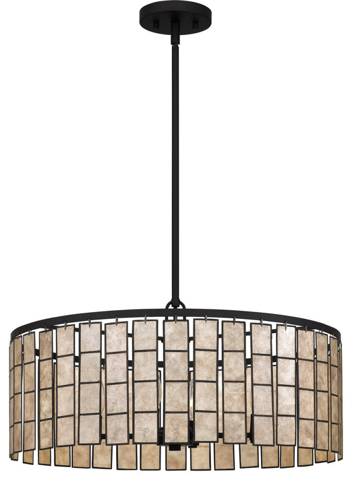 Quoizel SGLM2822MBK 4-Light Pendant, Seigler