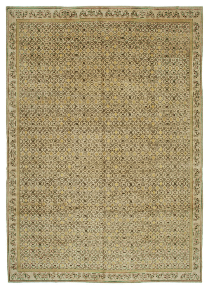 Rug N Carpet - Handmade Oriental 11' 10" x 17' 1" Large Oushak Area Rug