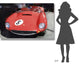 "1962 Ferrari in the Pits Watercolor" Fine Art Print
