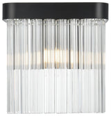 Home Living 9" Wall Sconce, Black