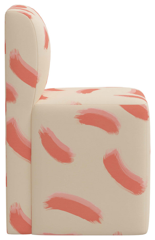 Dining Chair, Blushstroke Cream Peach Oga