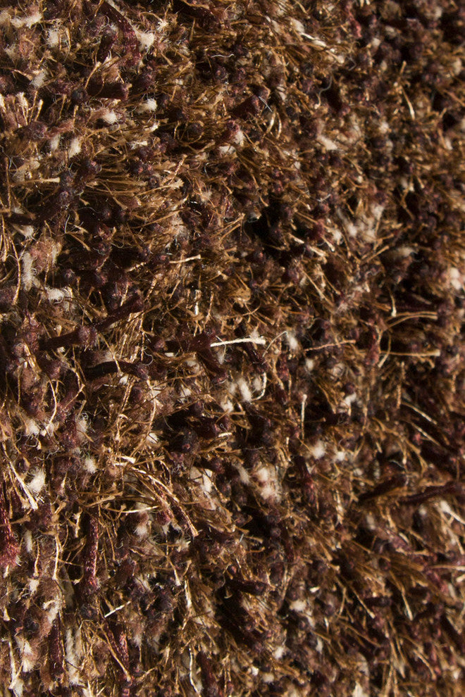 Orchid Contemporary Area Rug, Dark Brown, 9'x13' Rectangle