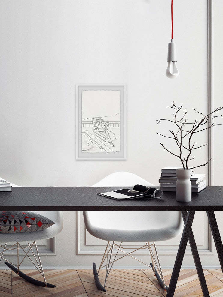 "Summer Chill" Framed Painting Print, 30"x45"